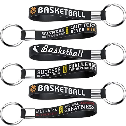 Basketball Wristlet Keychain Basketball Senior Night