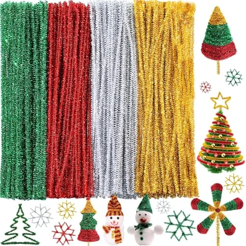 Christmas Pipe Cleaners Craft Pipe Cleaners Glitter