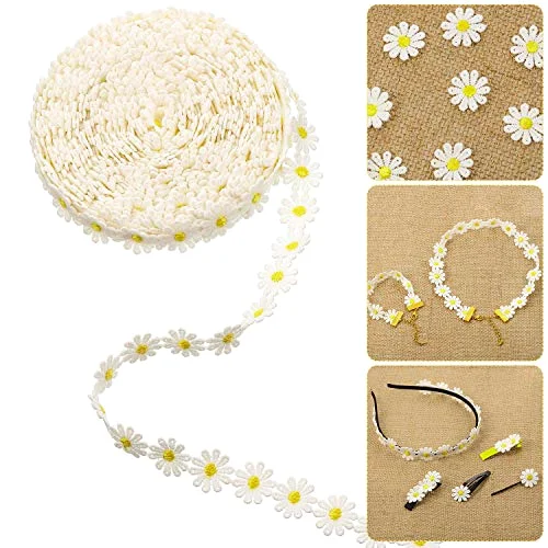 Daisy Ribbon DIY Daisy Flower Trims Decorating Lace Trims