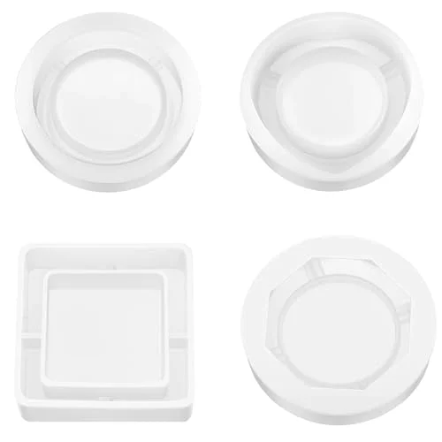 Silicone Resin Molds for Epoxy Coaster Molds Resin Square