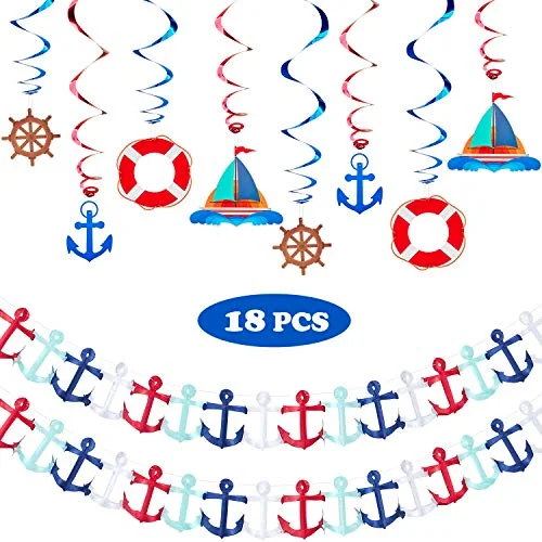 Nautical Party Decorations Cruise Door Banner Nautical