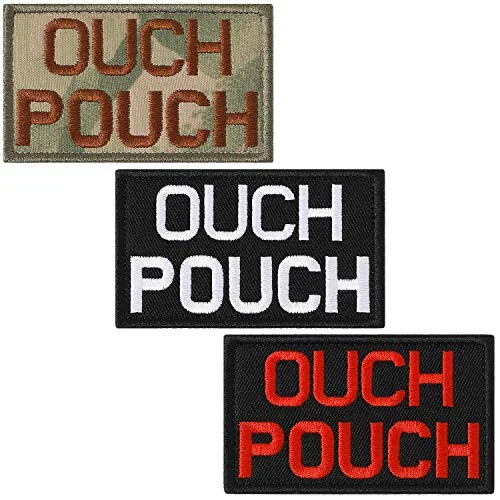 Ouch Pouch Embroidered Patches Tactical Moral Applique
